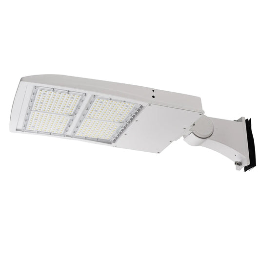 300W 480V White LED Parking Lot Light-42.000 Lumens-AC 277~480V-1000W Metal Halide Equivalent-5000K-DLC UL Listed
