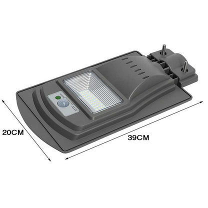 Lampadaire Solaire <br> Triple Bloc LED Gris 20/40/60 Watt