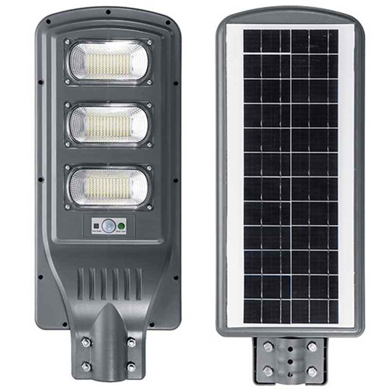 Lampadaire Solaire <br> Triple Bloc 351 LED