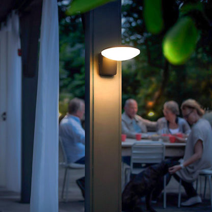 Lampe solaire design Applique murale en Alu