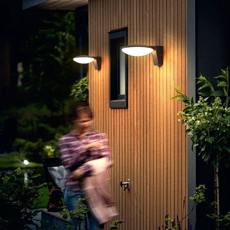 Lampe solaire design Applique murale en Alu
