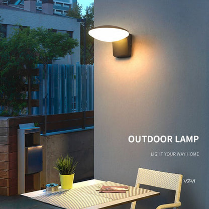 Lampe solaire design Applique murale en Alu