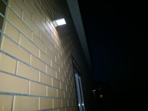 Lampadaire Solaire Blanc. Noire 500 Lumens