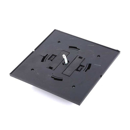 Lampe solaire Jardin Chapeau de Pilier Carré Noire