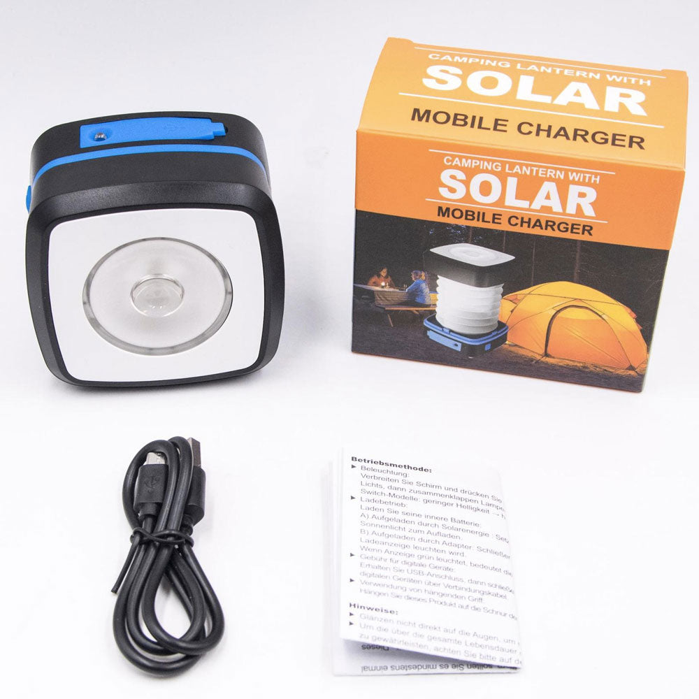 Lampe solaire camping Mini Compact Pliable