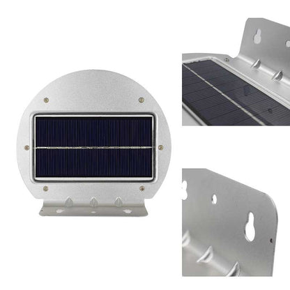 Lampe solaire jardin Ronde Blanche 28 LED (2Pcs)
