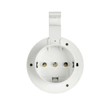 Lampe solaire jardin Ronde Blanc (4pcs)