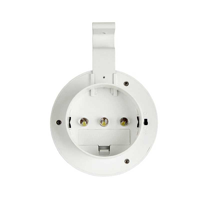 Lampe solaire jardin Ronde Blanc (4pcs)