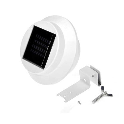 Lampe solaire jardin Ronde Blanc (4pcs)