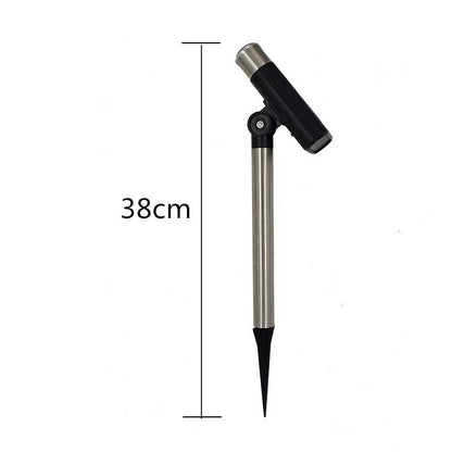 Lampe solaire Jardin Projecteur réglable LED (2 Pcs avec Piquet)