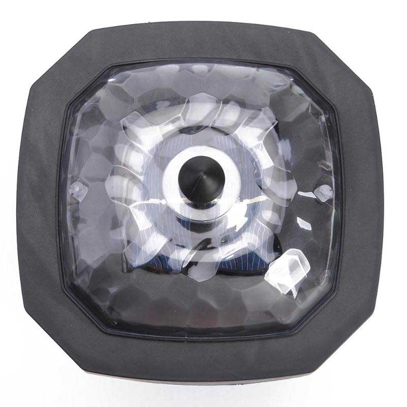 Piquet solaire jardin Chapeau pour Pilier Noire