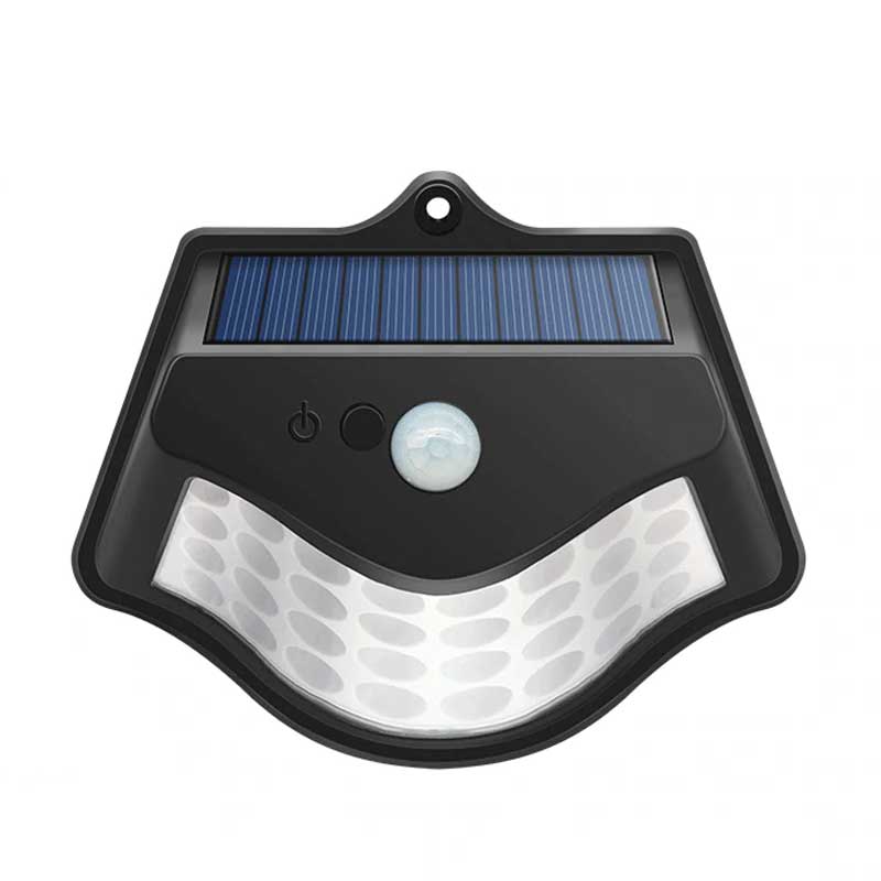 Applique murale solaire 32 LED noire