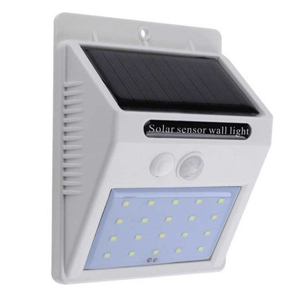 Applique murale solaire 40 LED Blanche