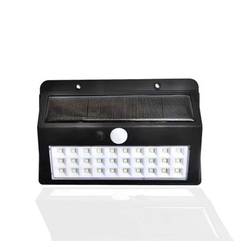Applique murale solaire Jardin 30 LED Noire