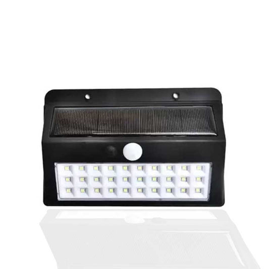 Applique murale solaire Jardin 30 LED Noire