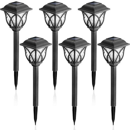 Piquet solaire jardin Balise de Cristal (6 Pcs)
