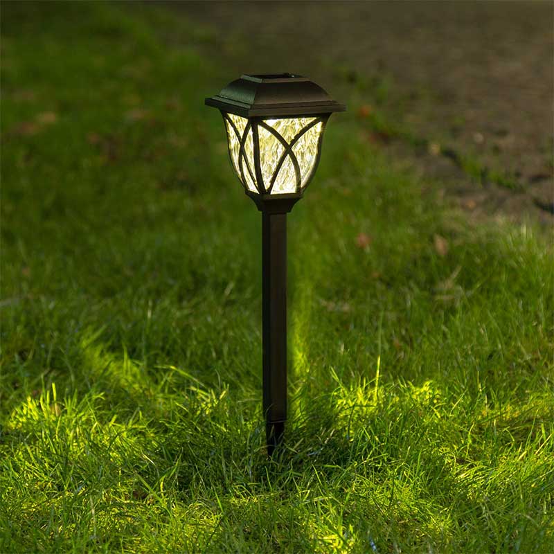 Piquet solaire jardin Balise de Cristal (6 Pcs)