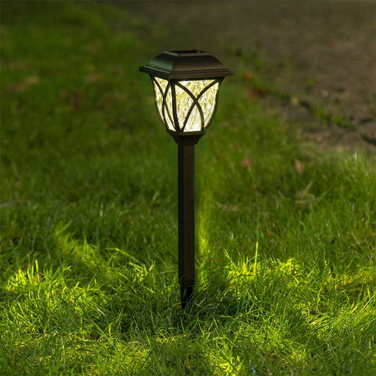 Piquet solaire jardin Balise de Cristal (6 Pcs)