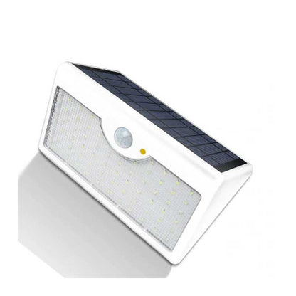 Applique murale solaire Blanche 60 LED (Télécommande)