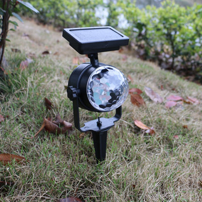 Piquet solaire jardin Boule disco lumineuse