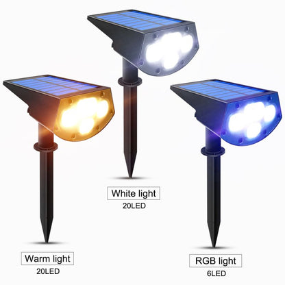 Lampe solaire jardin à piquer (1/2/4 PCS)