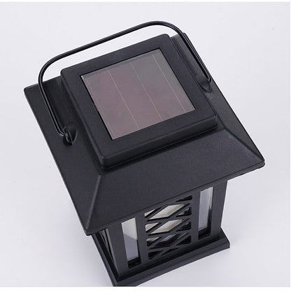 Lanterne Solaire Design noire en X