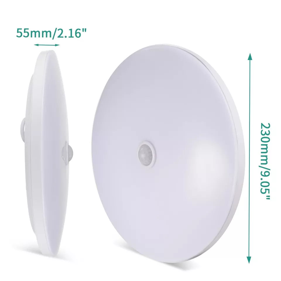 Round 48W LED Ceiling Light Panel with PIR Motion Sensor – Ultra Slim. Waterproof. Modern Design