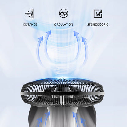 My Choice 16 Stand Fan – Adjustable Tilt & Height. Oscillation. Powerful. Sturdy. Quiet. Energy-efficient. 3-Speed. black. MC40