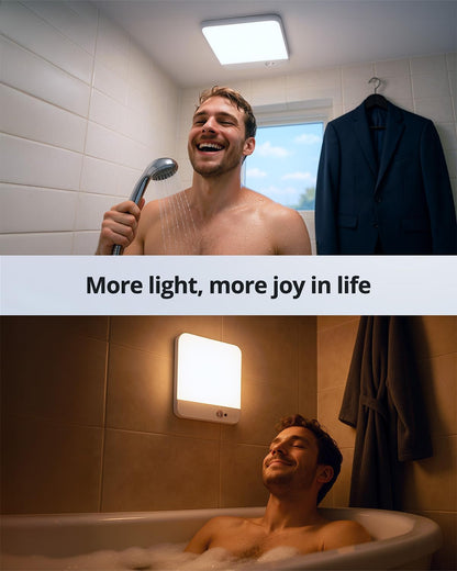 Battery Operated Motion Sensor Ceiling Light – USB Rechargeable Wireless LED with Remote for Shed. Garage & Porch