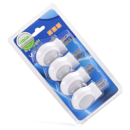 4 Pack Mini Kids Cute Motion Sensor LED Plug In Night Lights