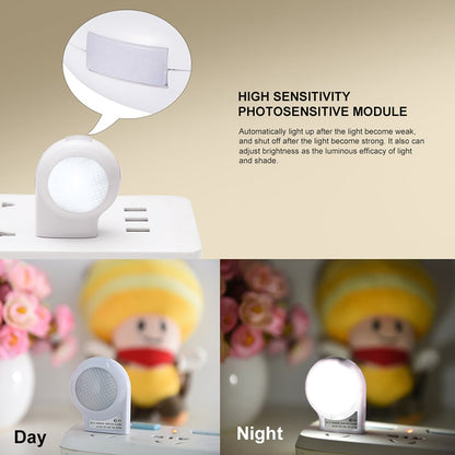 4 Pack Mini Kids Cute Motion Sensor LED Plug In Night Lights