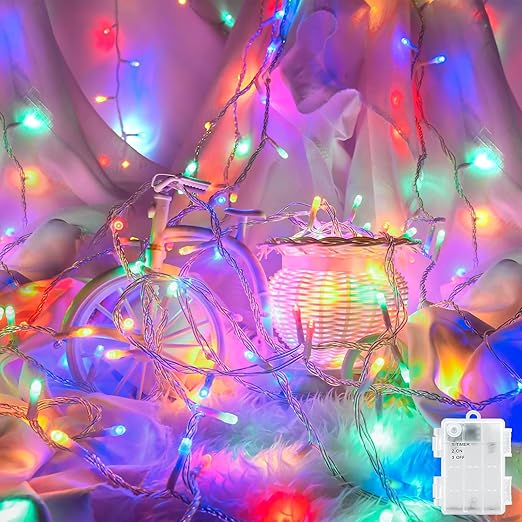 Battery Operated Waterproof Fairy Lights – 3M. 30 LED. Multi-Coloured