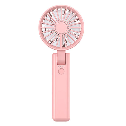 Portable Fan Mini Handheld Fan USB Rechargeable 3 Speed Personal Handheld Small Pocket Fan with Base for Indoor Outdoor Handheld Fan Mini Portable Fan Rechargeable Battery Fan Cute Design 3 Speed Dual Motors Personal Small Desk Fan with Base