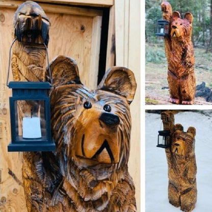 Animaux solaire Ours lumineux pour jardin