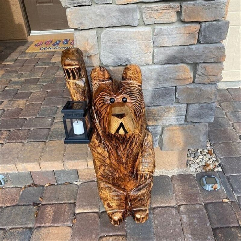 Animaux solaire Ours lumineux pour jardin