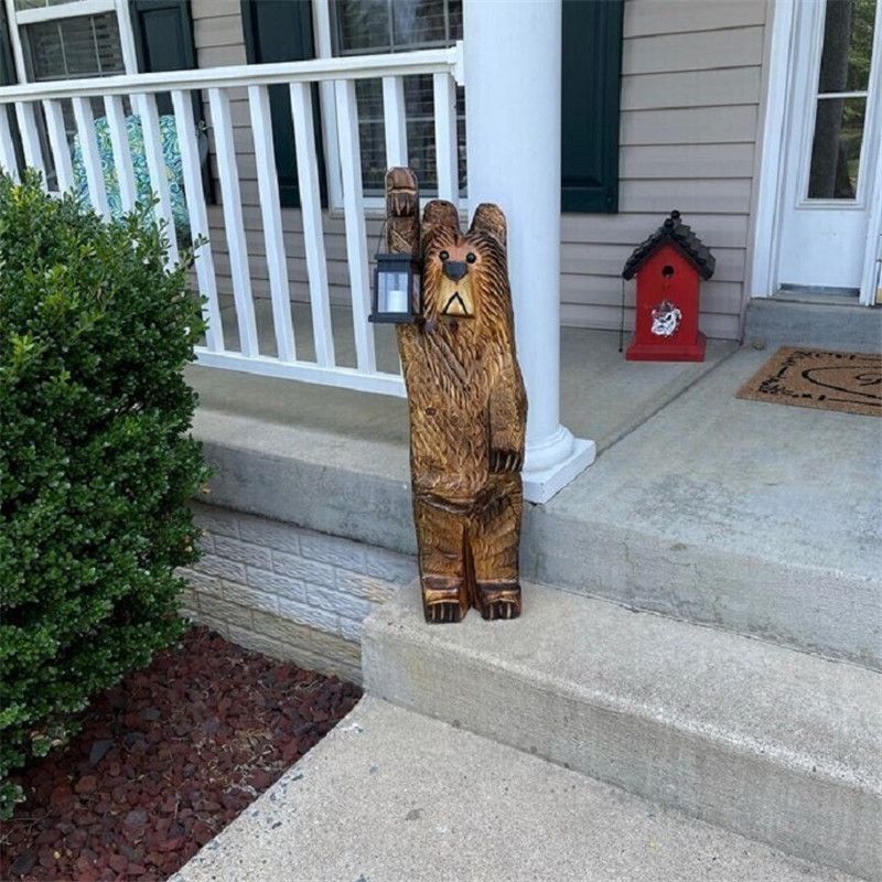 Animaux solaire Ours lumineux pour jardin
