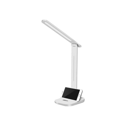PowerPac USB LED Desk Lamp. children learning Table Lamp (PP1302) White