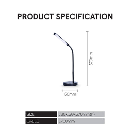 PowerPac LED Desk Lamp. children learning Table Lamp (PP1303)