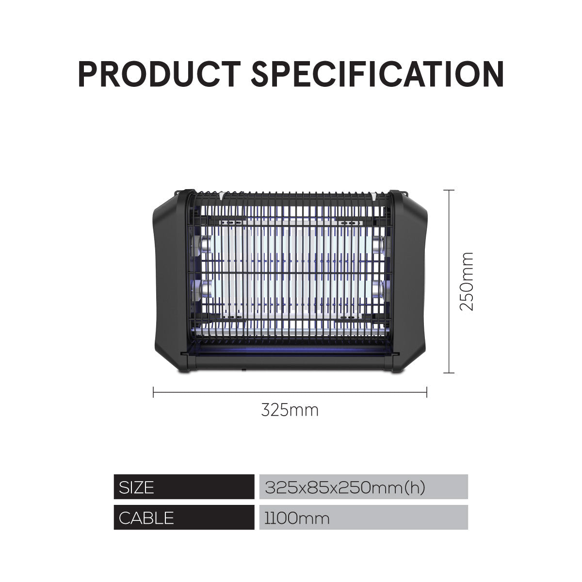 PowerPac Mosquito killer Lamp. insect Repellent. Mosquito Killer (PP2214)