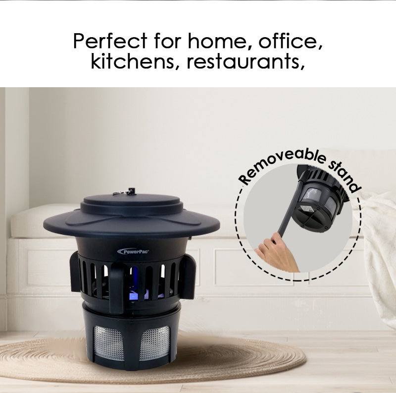 PowerPac Mosquito Killer Lamp. Insect Repellent Mosquito Killer Trap Pest Repellent with Suction Fan(PP2216)