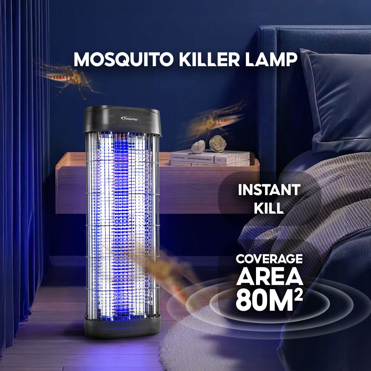 PowerPac Mosquito killer Lamp. Mosquito Repellent. Power strike (PP2237)