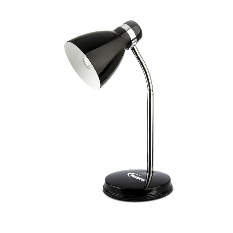 PowerPac LED Desk Lamp. children learning Table Lamp (PP3007) Black