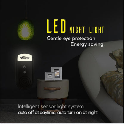 PowerPac Ultrasonic insect Repellent Insect Killers Mosquito Killer with night light (PP306)