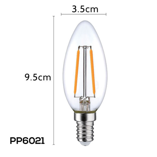 PowerPac LED Bulb. Candle Bulb. LED Light 2W E14 Warm White(PP6021)