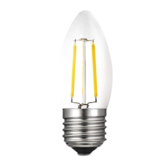 PowerPac LED Bulb. Candle Bulb. LED Light 2W E27 Warm White (PP6022)