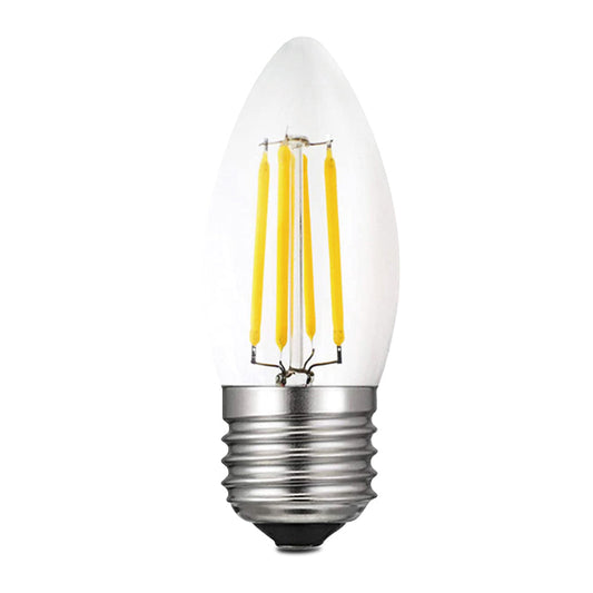 PowerPac LED Bulb. Candle Bulb. LED Light 6W E27 Warm White (PP6026)