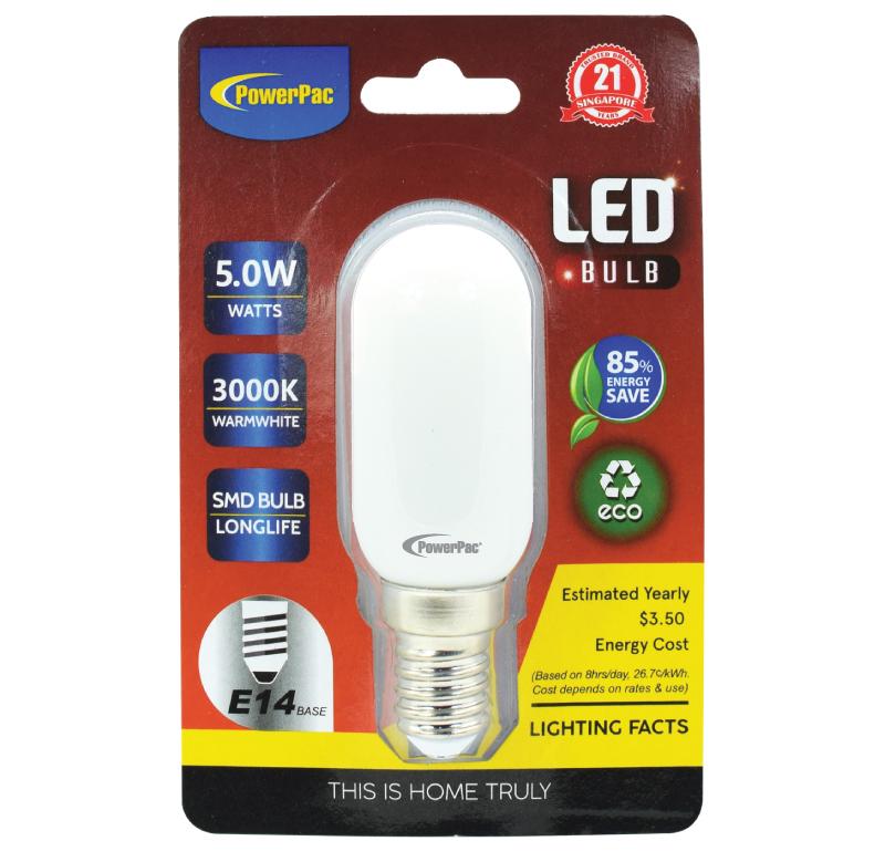 PowerPac LED Bulb. Picture Frame Bulb 5W E14 Warm White (PP6226WW)