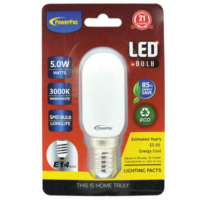 PowerPac LED Bulb. Picture Frame Bulb 5W E14 Warm White (PP6226WW)