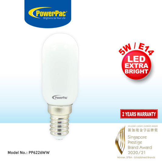 PowerPac LED Bulb. Picture Frame Bulb 5W E14 Warm White (PP6226WW)
