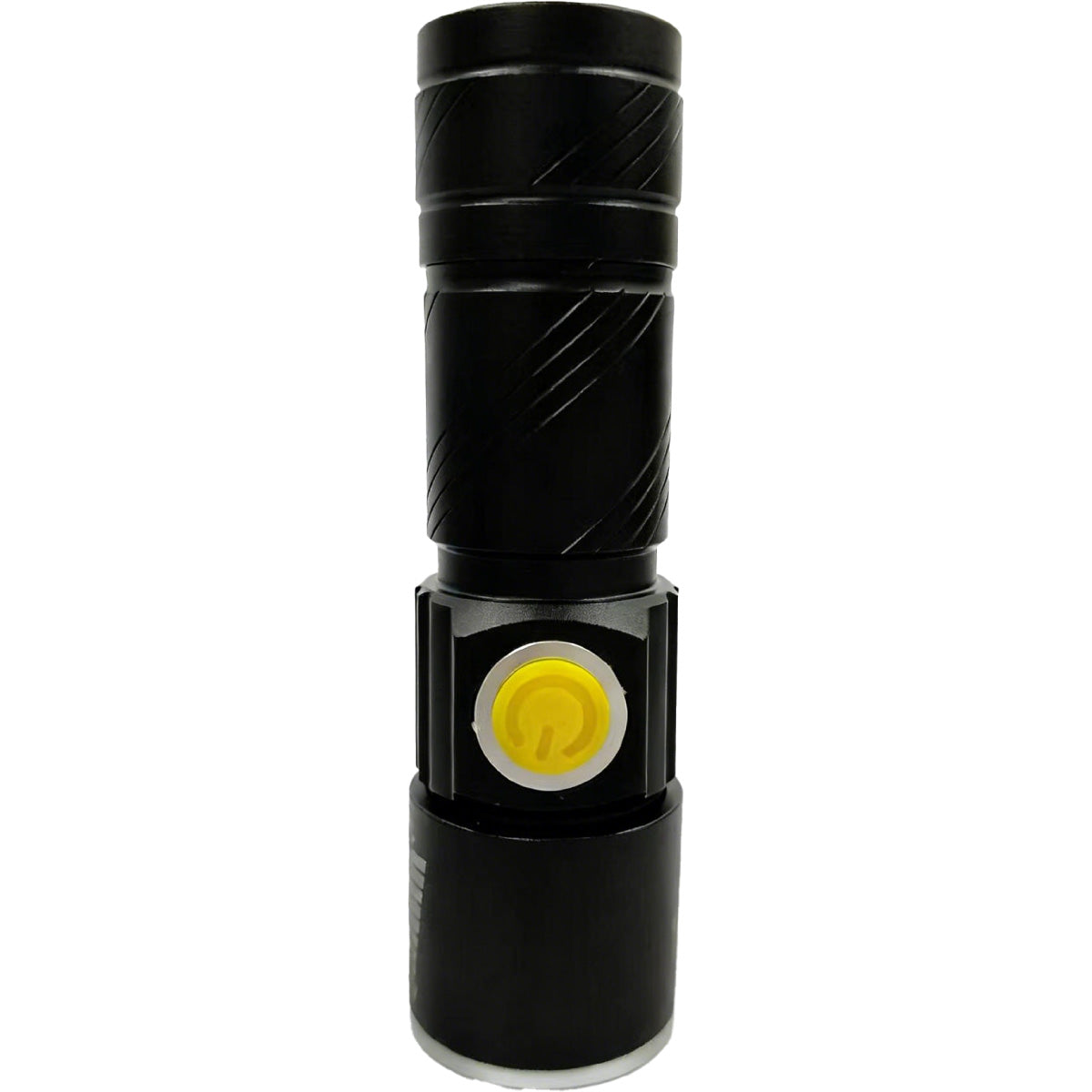 PowerPac USB Rechargeable LED Flashlight. High Power Portable EDC Torch light (PP8028)